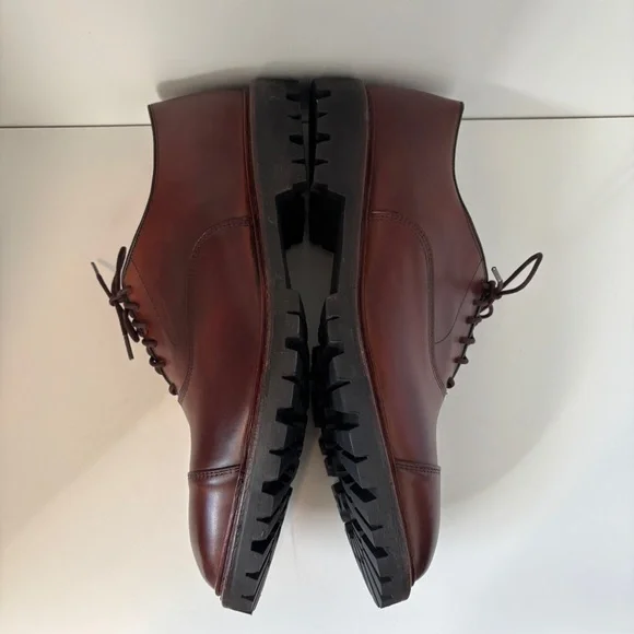 Allen Edmonds Park Avenue Brown Leather Oxfords 11.5 - Picture 10 of 12